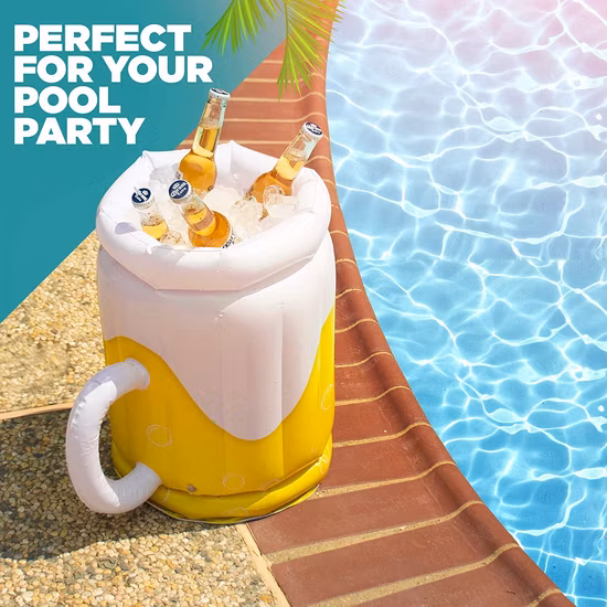 Inflatable Pool Party Pong Float Drink Coolers